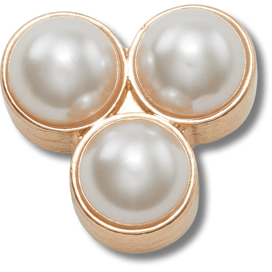 Crocs online | Triple Pearl Jibbitz™ charms