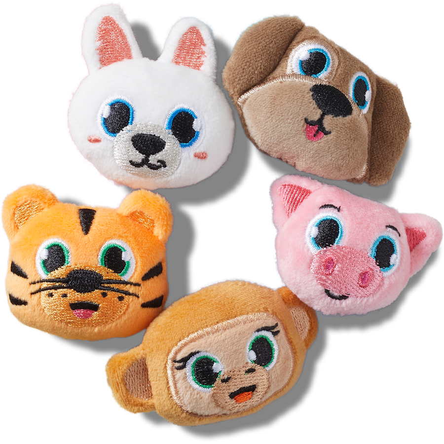 Crocs Discount | Fuzzy Animal 5 Pack Jibbitz™ charms
