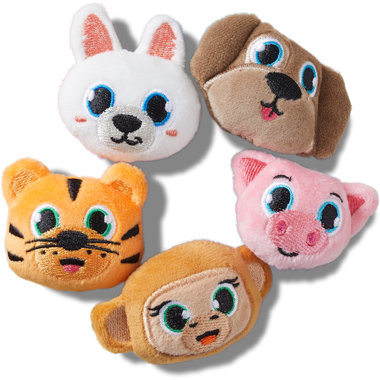 Crocs Discount | Fuzzy Animal 5 Pack Jibbitz™ charms