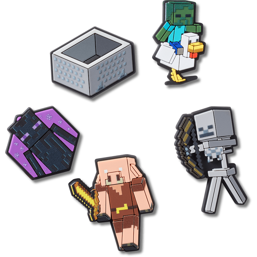 Crocs | Minecraft 5 Pack Jibbitz™ charms