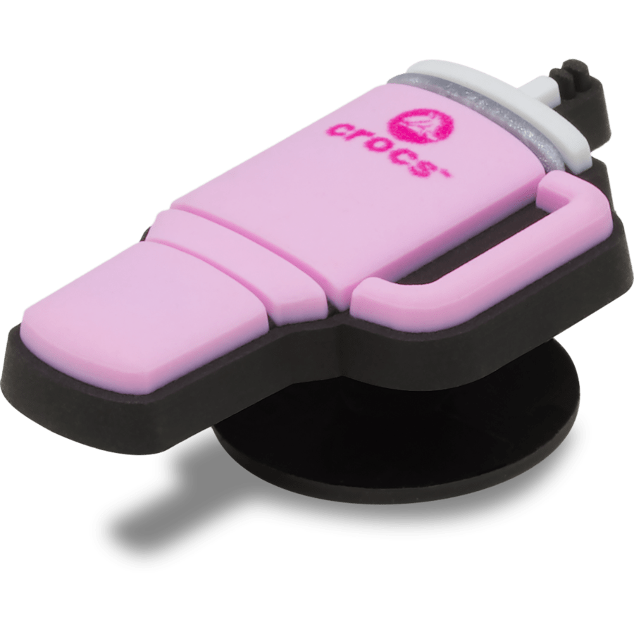 Crocs outlet | Crocs Pink Water Bottle Jibbitz™ charms
