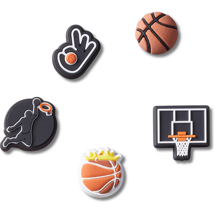 Crocs Discount | Basketball Team 5 Pack Jibbitz™ charms