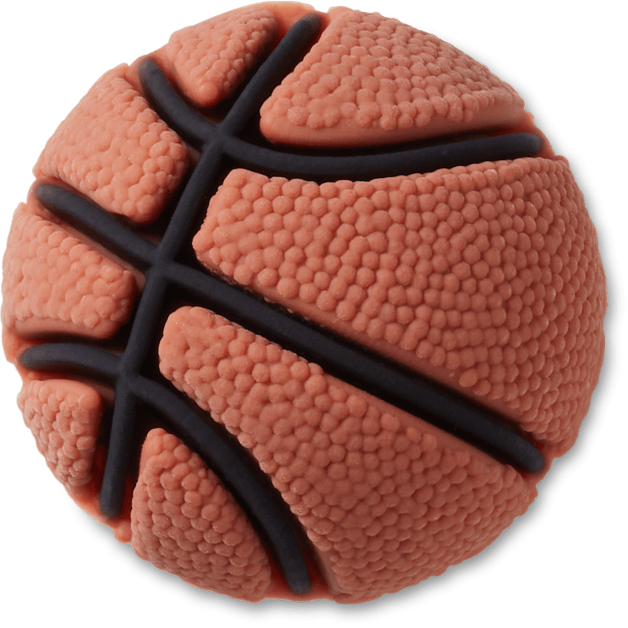 Crocs online | Textured Basketball Jibbitz™ charms
