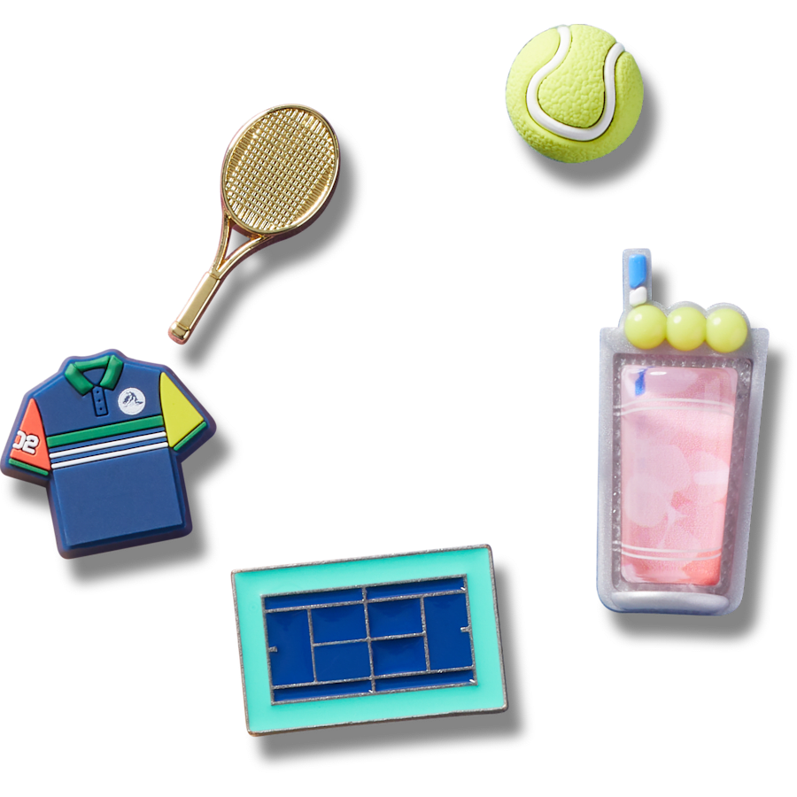 Crocs | Day at The Tennis Court 5 Pack Jibbitz™ charms