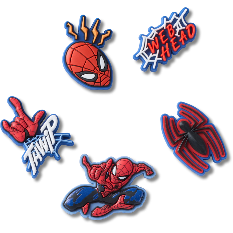 Crocs on sale | Spiderman 5 Pack Jibbitz™ charms