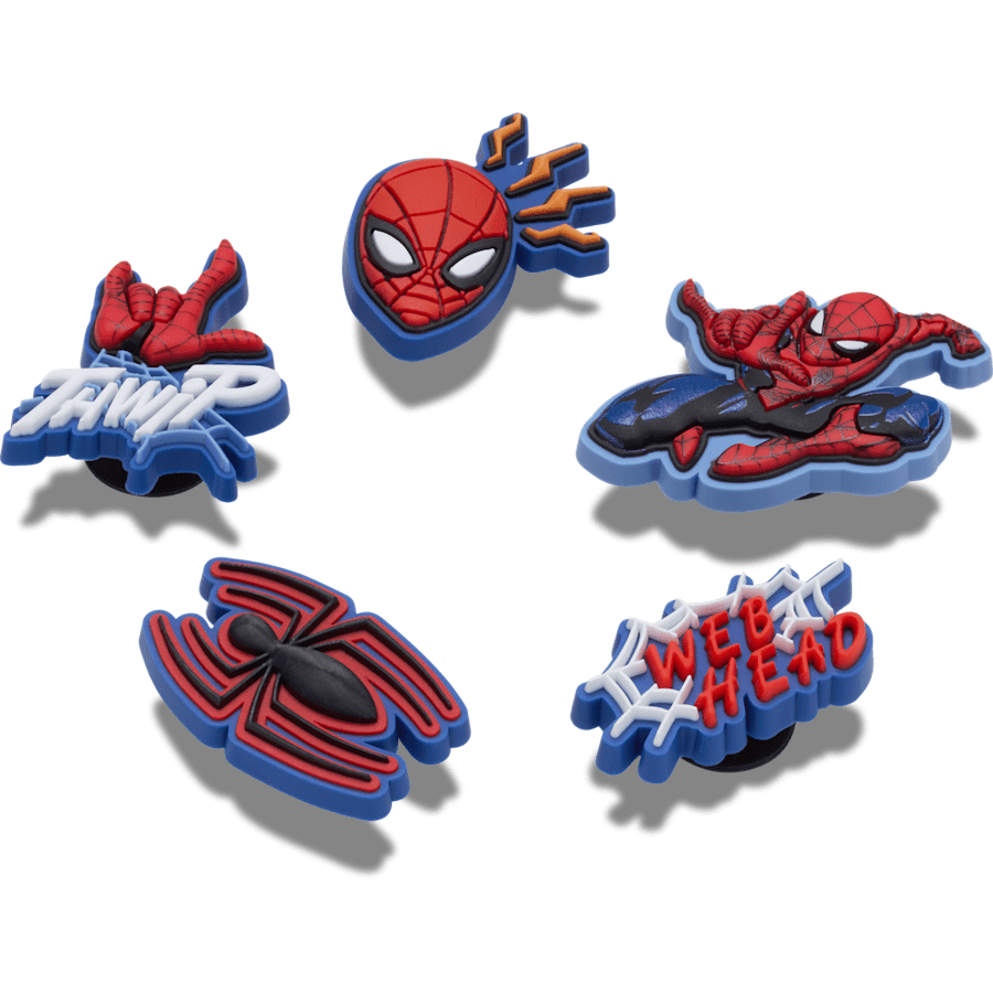 Crocs on sale | Spiderman 5 Pack Jibbitz™ charms