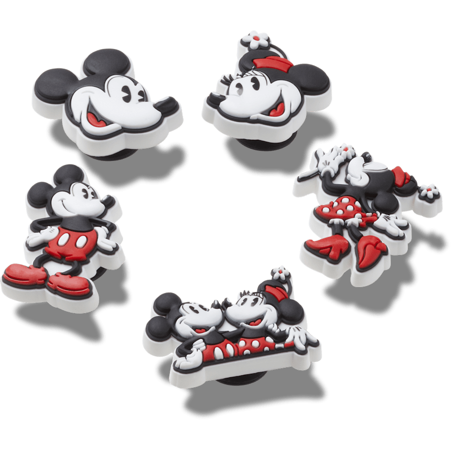 Crocs | Mickey and Minnie PVC 5 Pack Jibbitz™ charms
