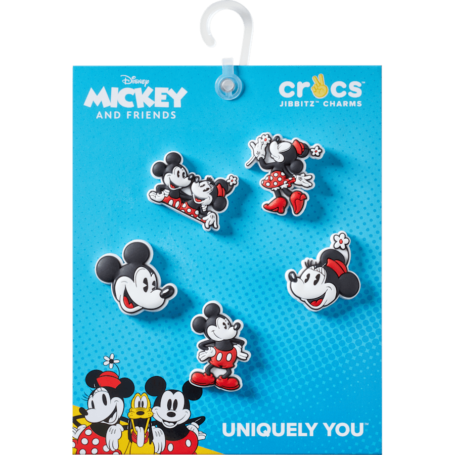 Crocs | Mickey and Minnie PVC 5 Pack Jibbitz™ charms