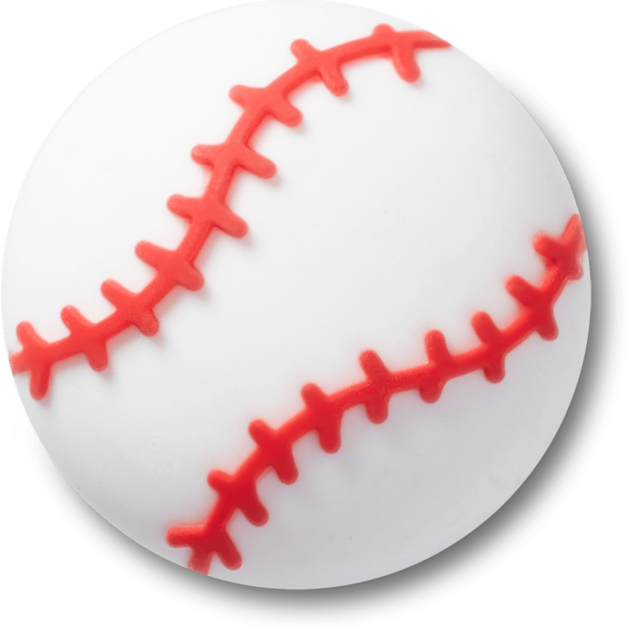 Crocs outlet | Textured Baseball Jibbitz™ charms