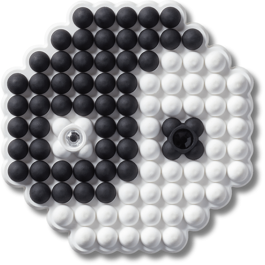 Crocs online | Beaded Ying and Yang Jibbitz™ charms