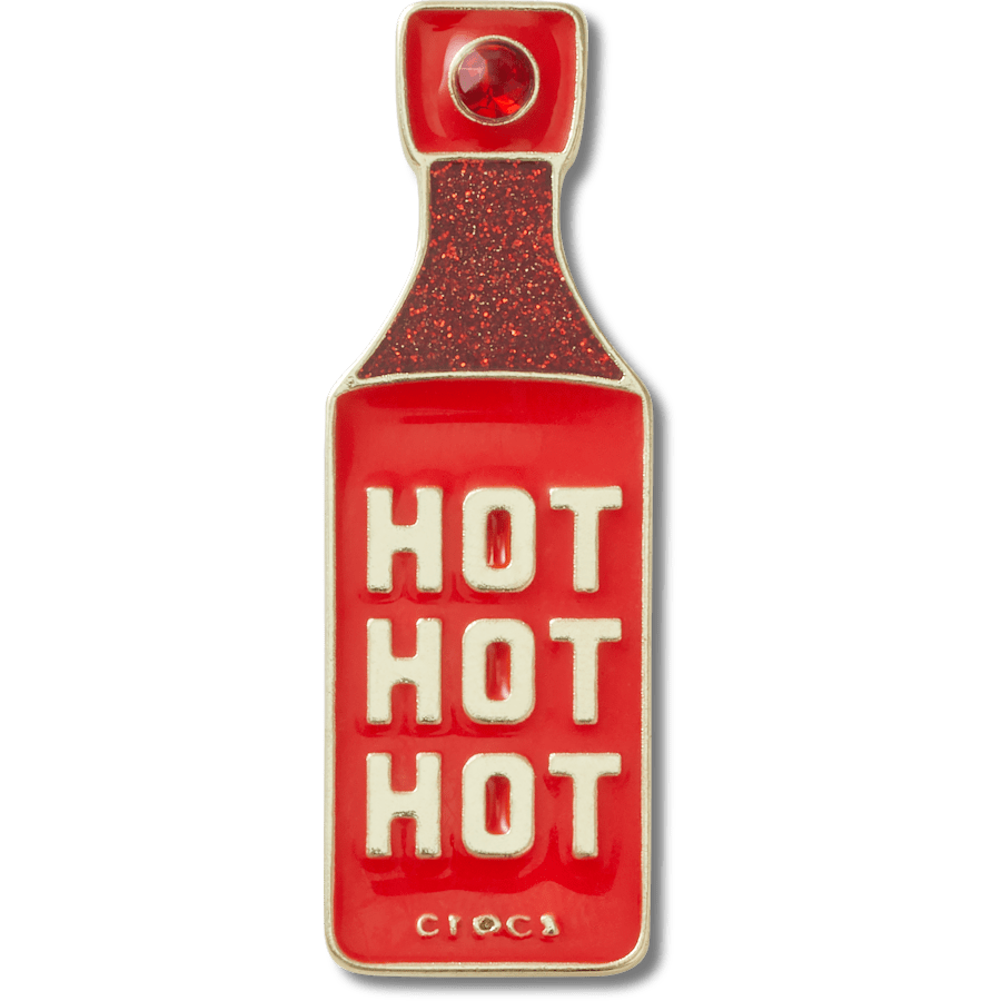 Crocs on sale | Gold Hot Hot Hot Sauce Jibbitz™ charms