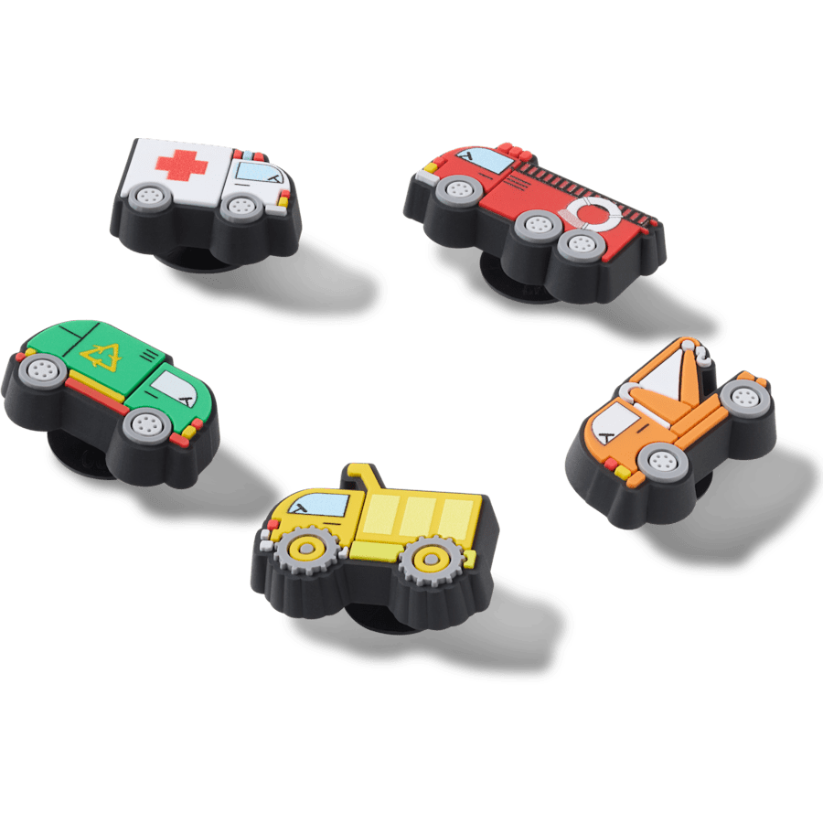 Crocs outlet | Tiny Work Trucks 5 Pack Jibbitz™ charms
