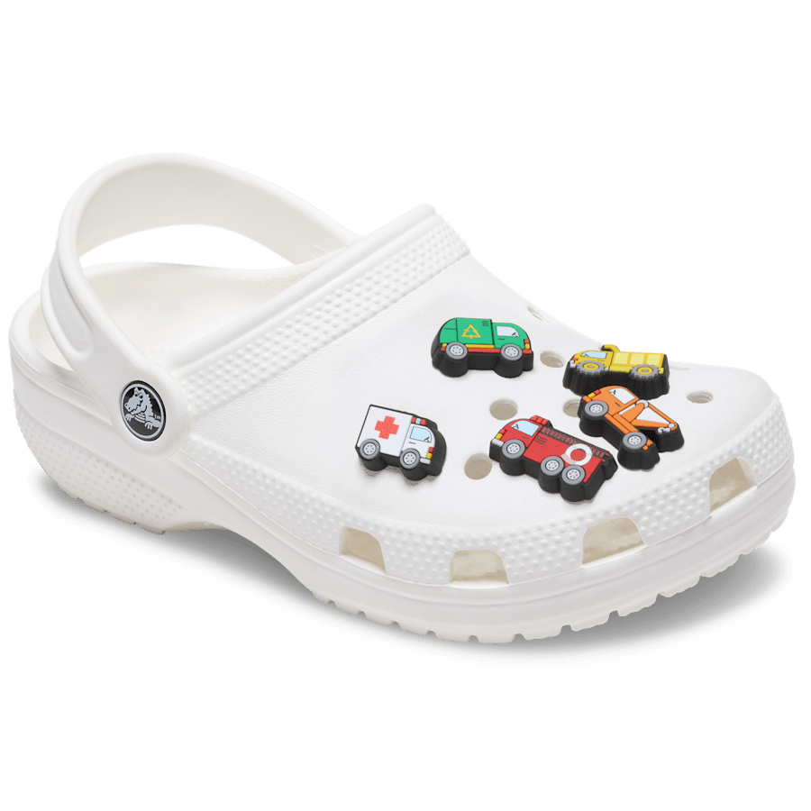 Crocs outlet | Tiny Work Trucks 5 Pack Jibbitz™ charms