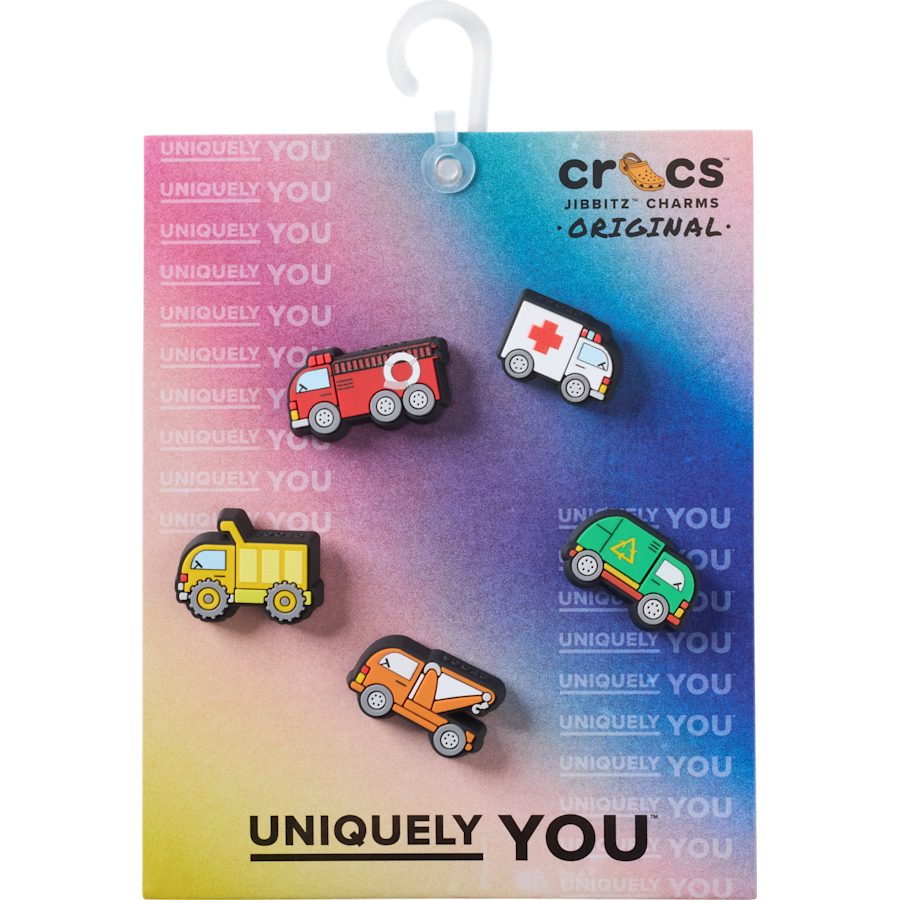 Crocs outlet | Tiny Work Trucks 5 Pack Jibbitz™ charms