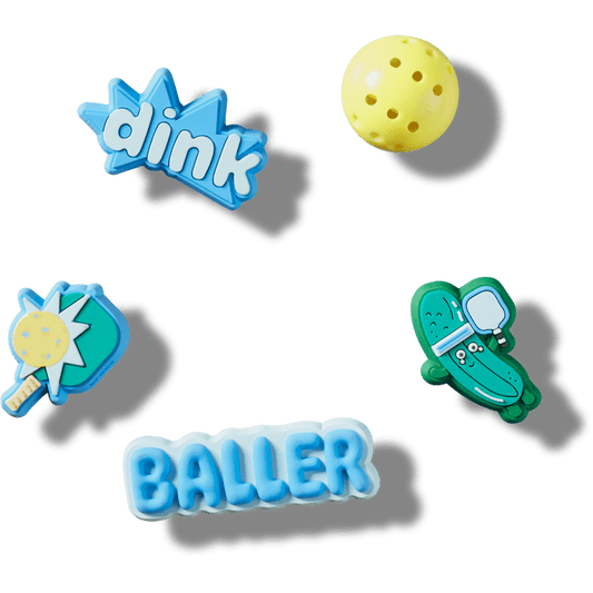 Crocs online | Pickle Ball 5 Pack Jibbitz™ charms