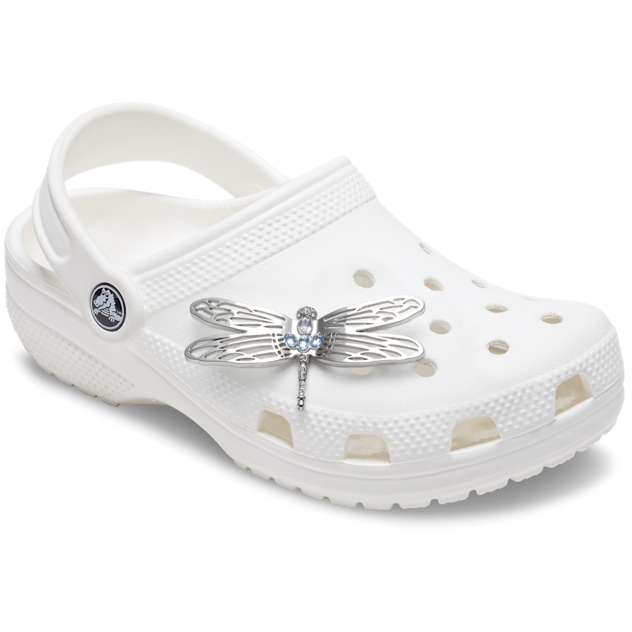 Crocs outlet | Silver Dragonfly Jibbitz™ charms
