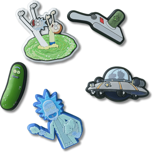 Crocs us | Rick and Morty 5 Pack Jibbitz™ charms