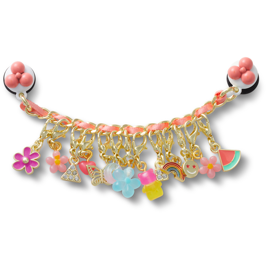 Crocs sale | Pink Adjustable Charm Chain Jibbitz™ charms