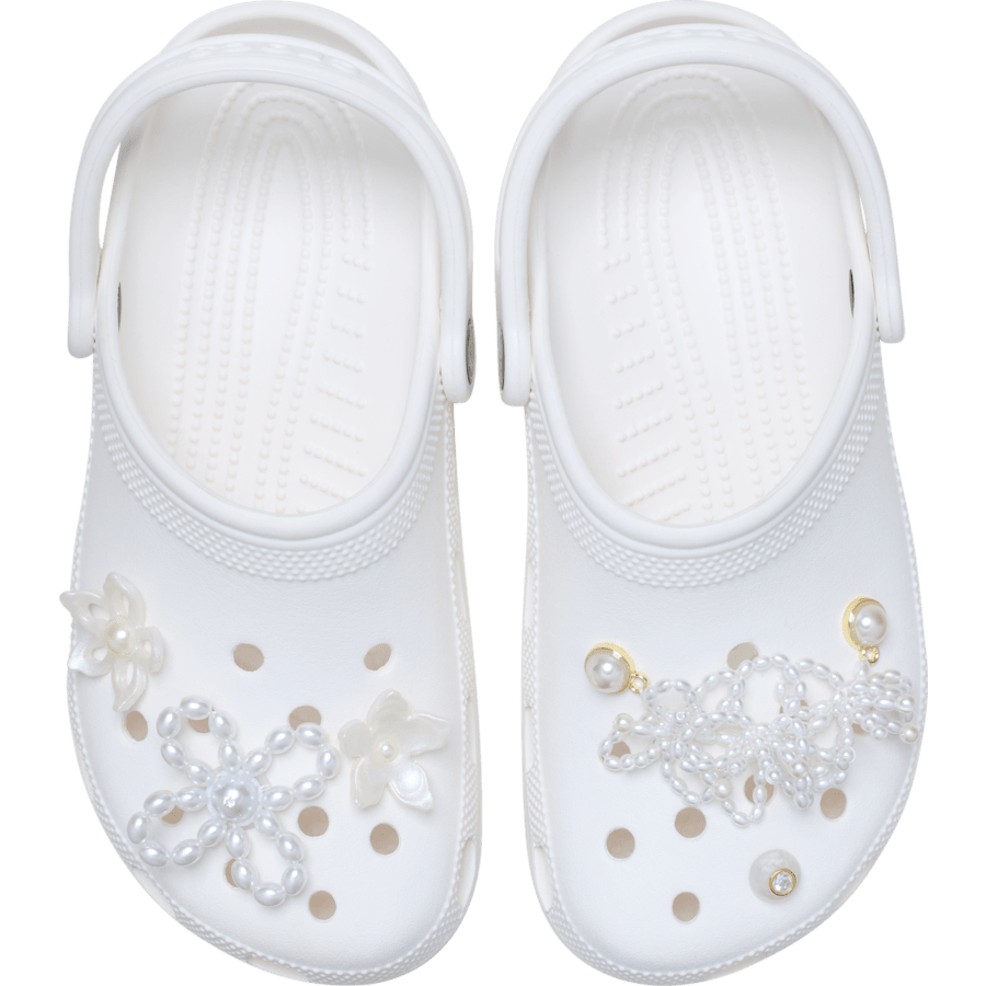Crocs | White Pearl Beaded 5 Pack Jibbitz™ charms