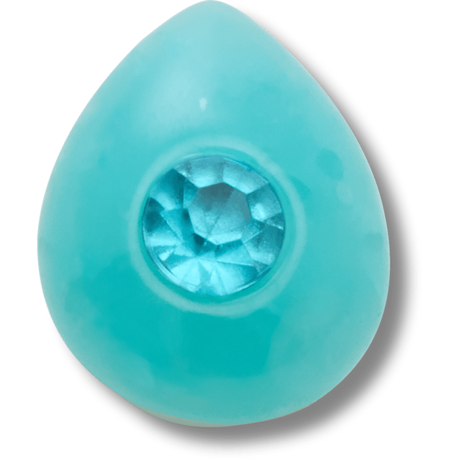 Crocs online | Aquamarine March Birthstone Collection Jibbitz™ charms