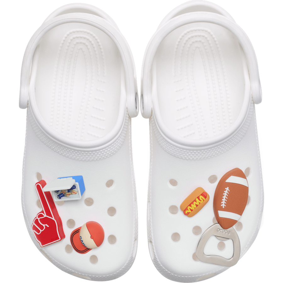 Crocs on sale | Tailgate 5 Pack Jibbitz™ charms
