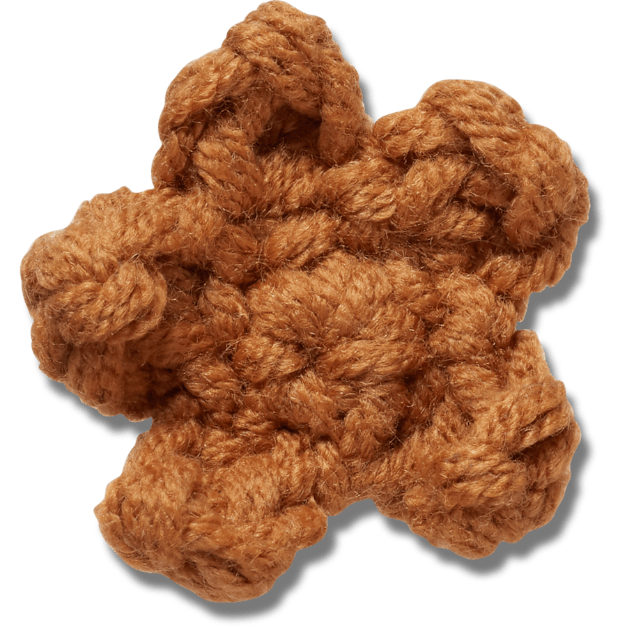 Crocs outlet | Crafted Crochet Brown Star Jibbitz™ charms