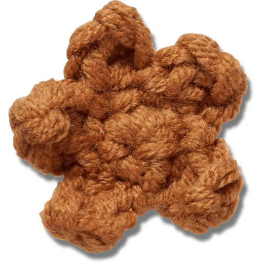 Crocs outlet | Crafted Crochet Brown Star Jibbitz™ charms