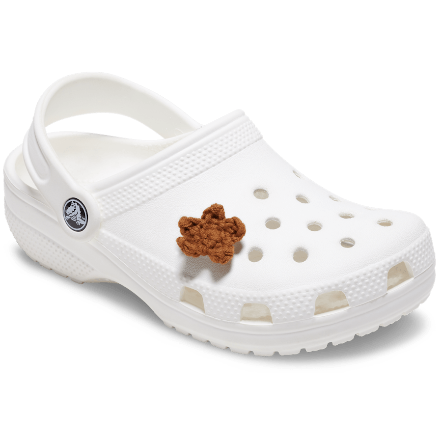 Crocs outlet | Crafted Crochet Brown Star Jibbitz™ charms