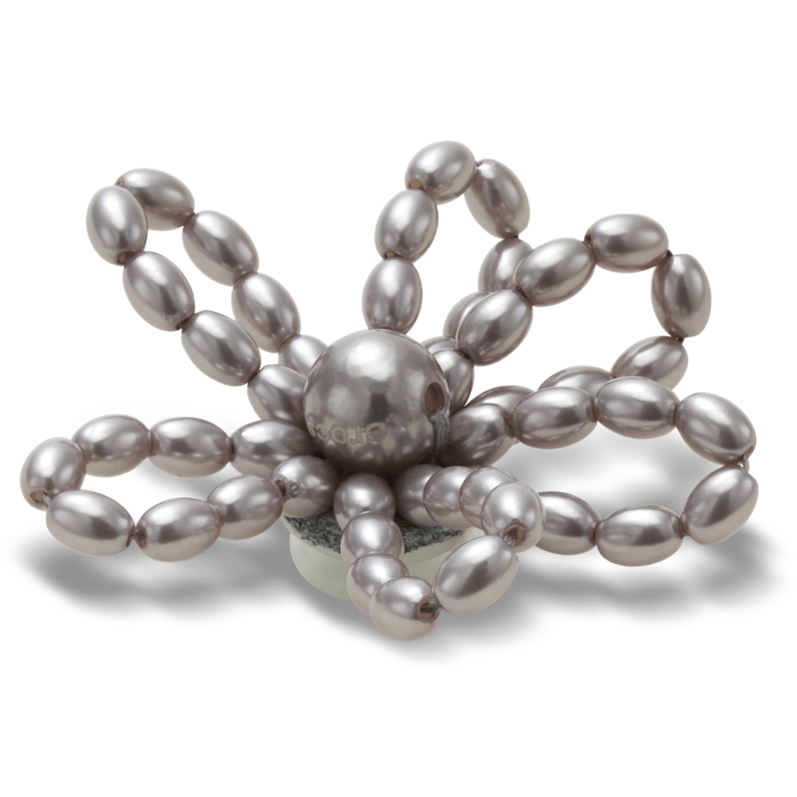 Crocs outlet | Grey Pearl Beaded Daisy Jibbitz™ charms