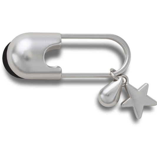 Crocs sale | Silver Meta Safety Pin Jibbitz™ charms