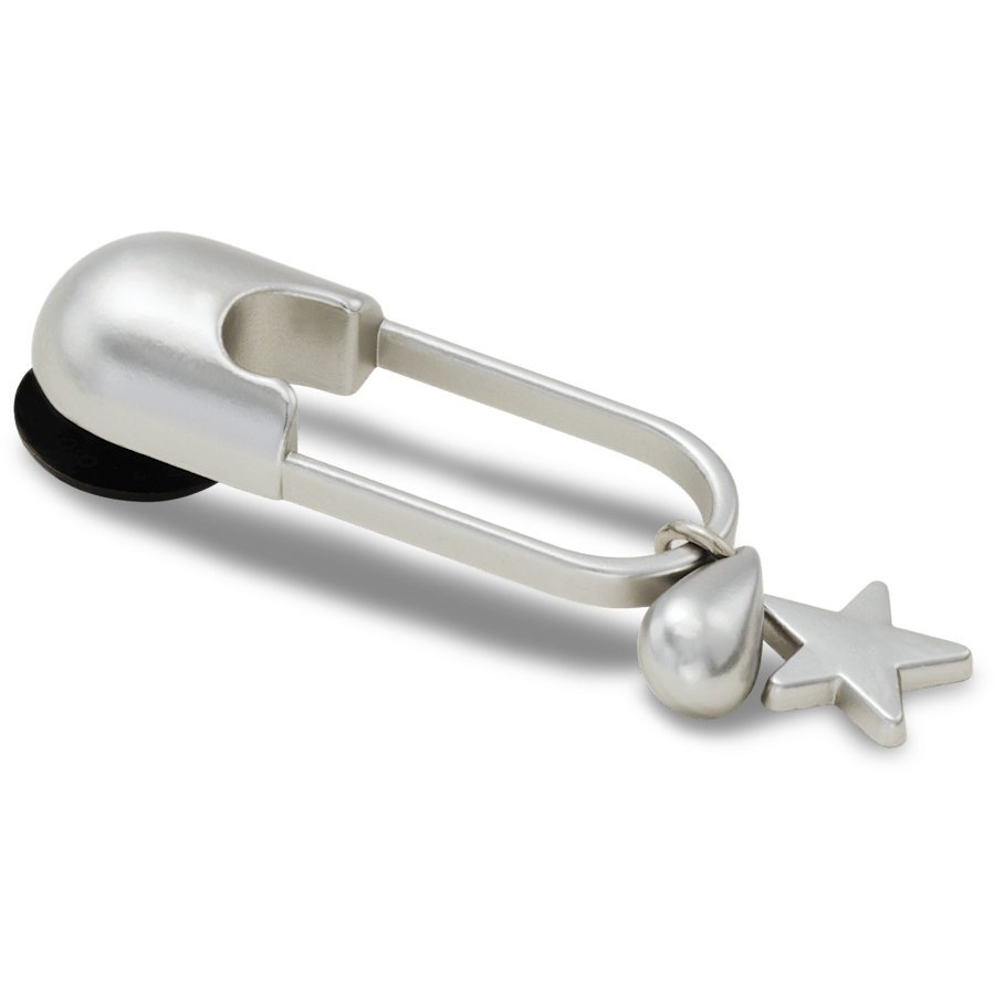 Crocs sale | Silver Meta Safety Pin Jibbitz™ charms