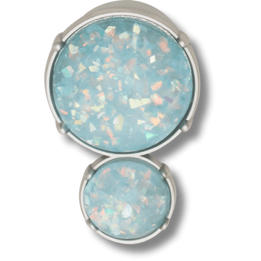Crocs on sale | Opalescent Meta Double Gem Jibbitz™ charms
