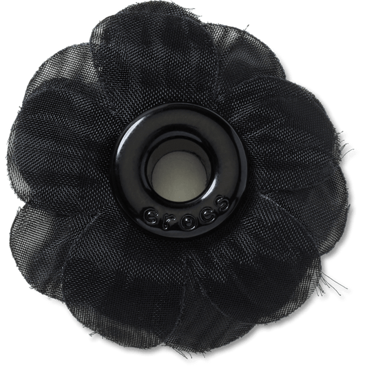 Crocs Discount | Black Chiffon Grommet Jibbitz™ charms