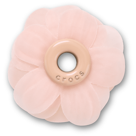 Crocs sale | Pink Chiffon Grommet Jibbitz™ charms