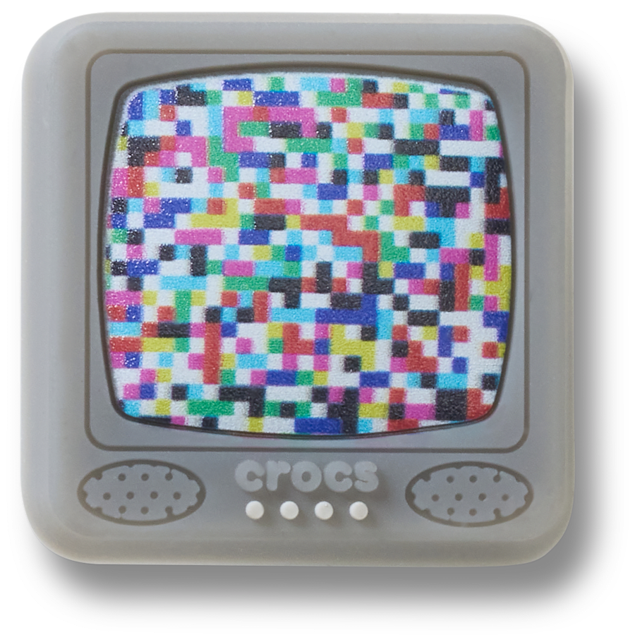 Crocs Discount | Lights Up Pixelated TV Jibbitz™ charms