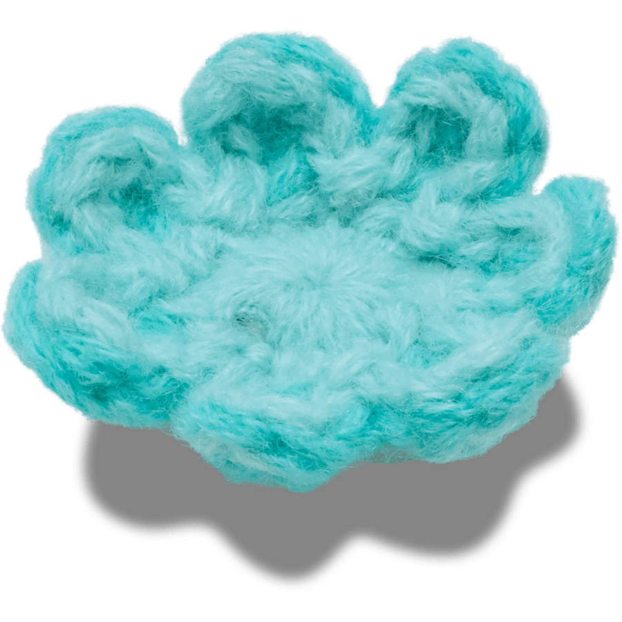 Crocs sale | Crochet Blue Flower Jibbitz™ charms