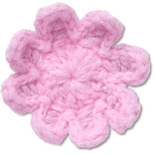Crocs online | Crochet Light Pink Flower Jibbitz™ charms