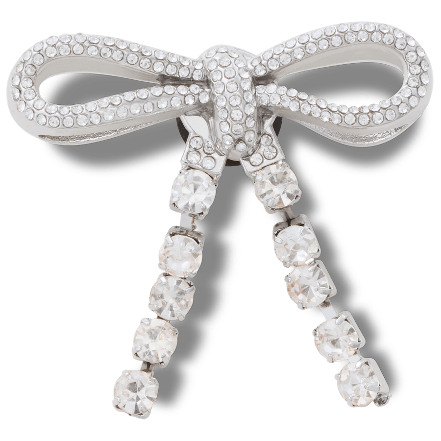 Crocs us | Silver Gem Bow Jibbitz™ charms