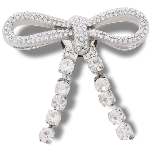 Crocs us | Silver Gem Bow Jibbitz™ charms