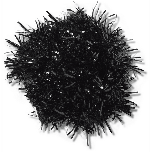 Crocs | Black Tinsel Pom Jibbitz™ charms