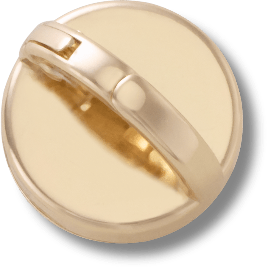 Crocs on sale | Gold Interchangeable Stud Jibbitz™ charms