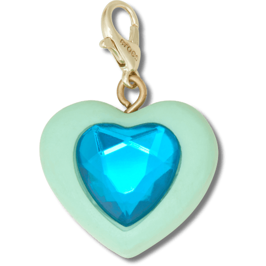 Crocs us | Blue Heart Sim Gem Charm Jibbitz Shoe Charm