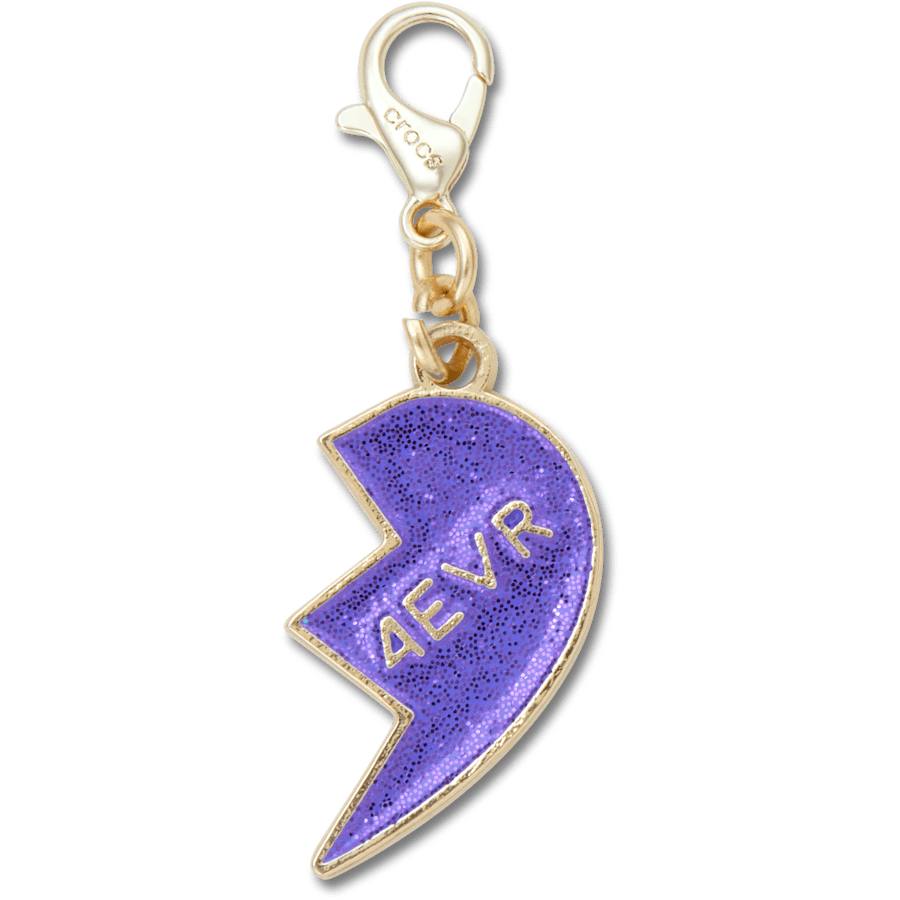 Crocs us | Purple Glitter BFF Charm Right Jibbitz Shoe Charm