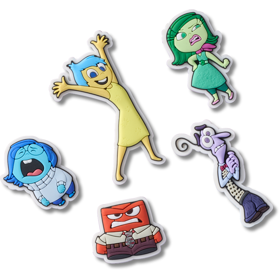 Crocs | Pixar Inside Out 5 Pack Jibbitz™ charms