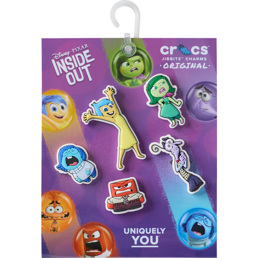 Crocs | Pixar Inside Out 5 Pack Jibbitz™ charms