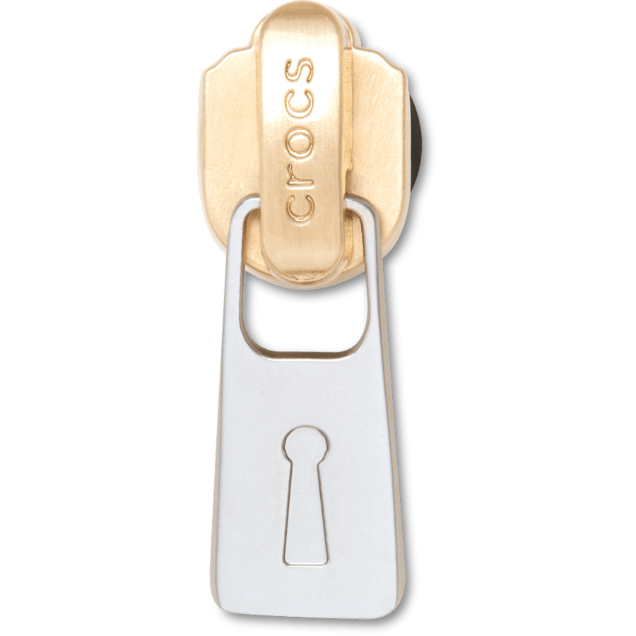 Crocs online | Gold and Silver Zipper Jibbitz™ charms