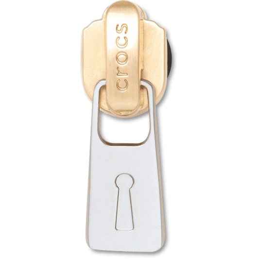 Crocs online | Gold and Silver Zipper Jibbitz™ charms