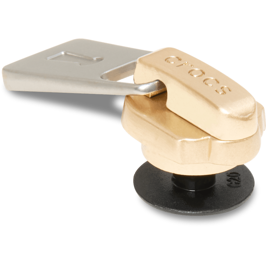 Crocs online | Gold and Silver Zipper Jibbitz™ charms
