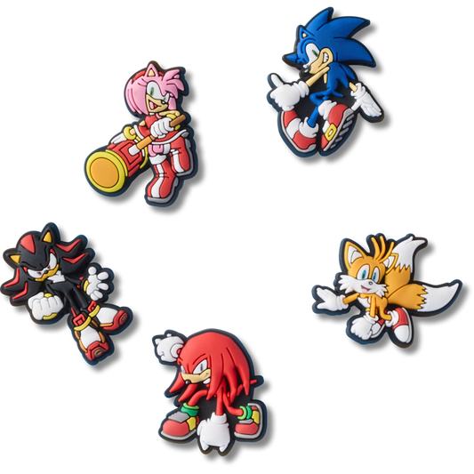 Crocs outlet | Sonic the Hedgehog 5Pck Jibbitz™ charms