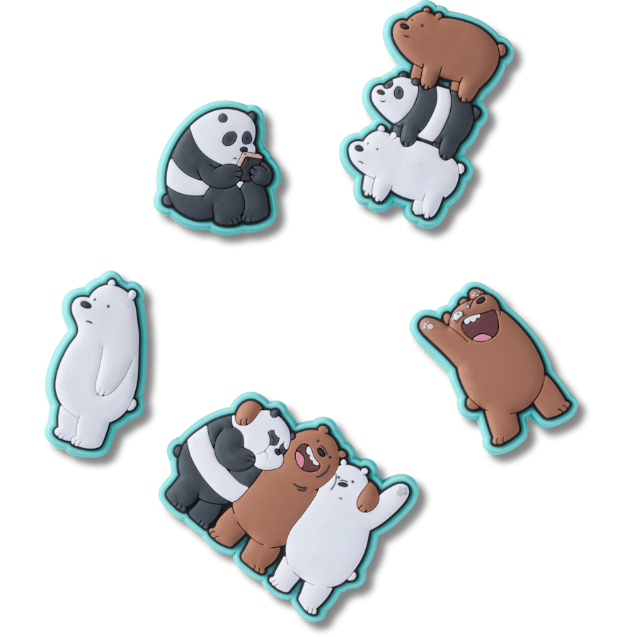 Crocs outlet | We Bare Bears 5 Pack  Jibbitz™ charms